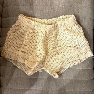 NWT Raga boho crochet shorts Size Small
